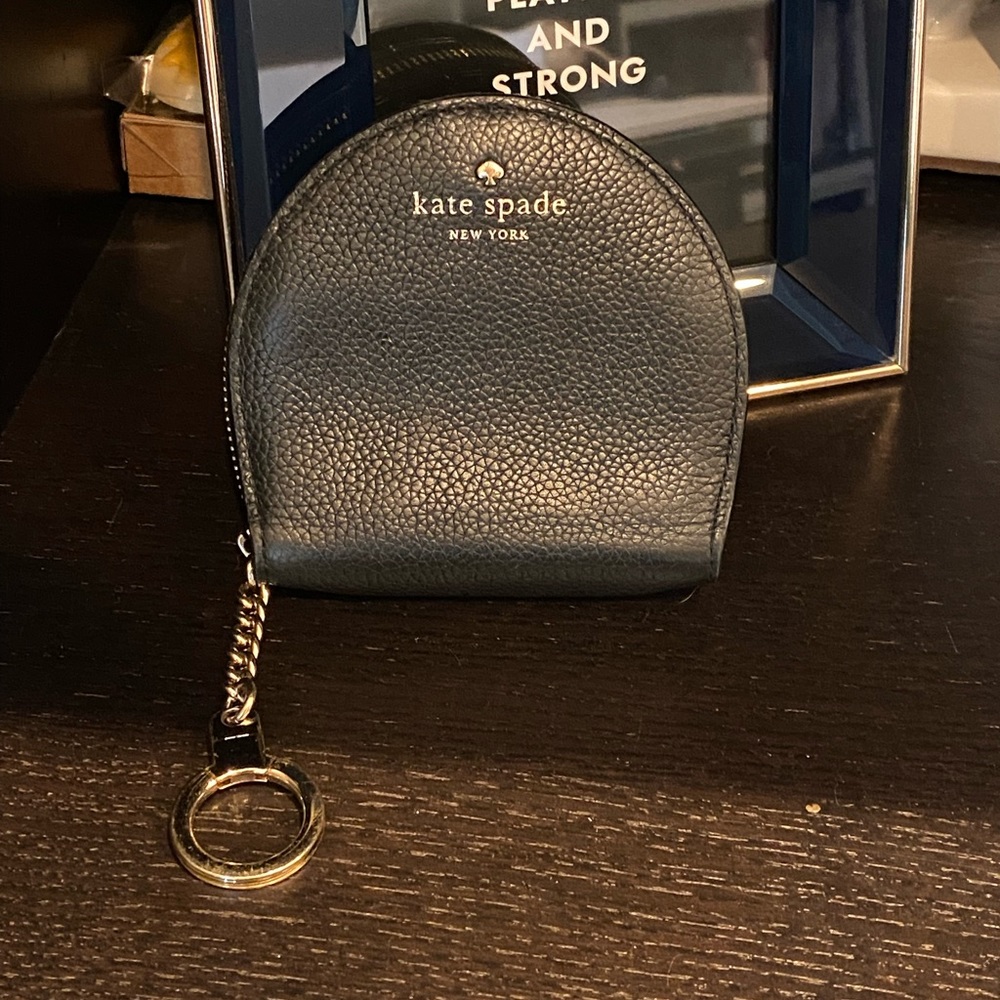 Kate Spade round keychain wallet